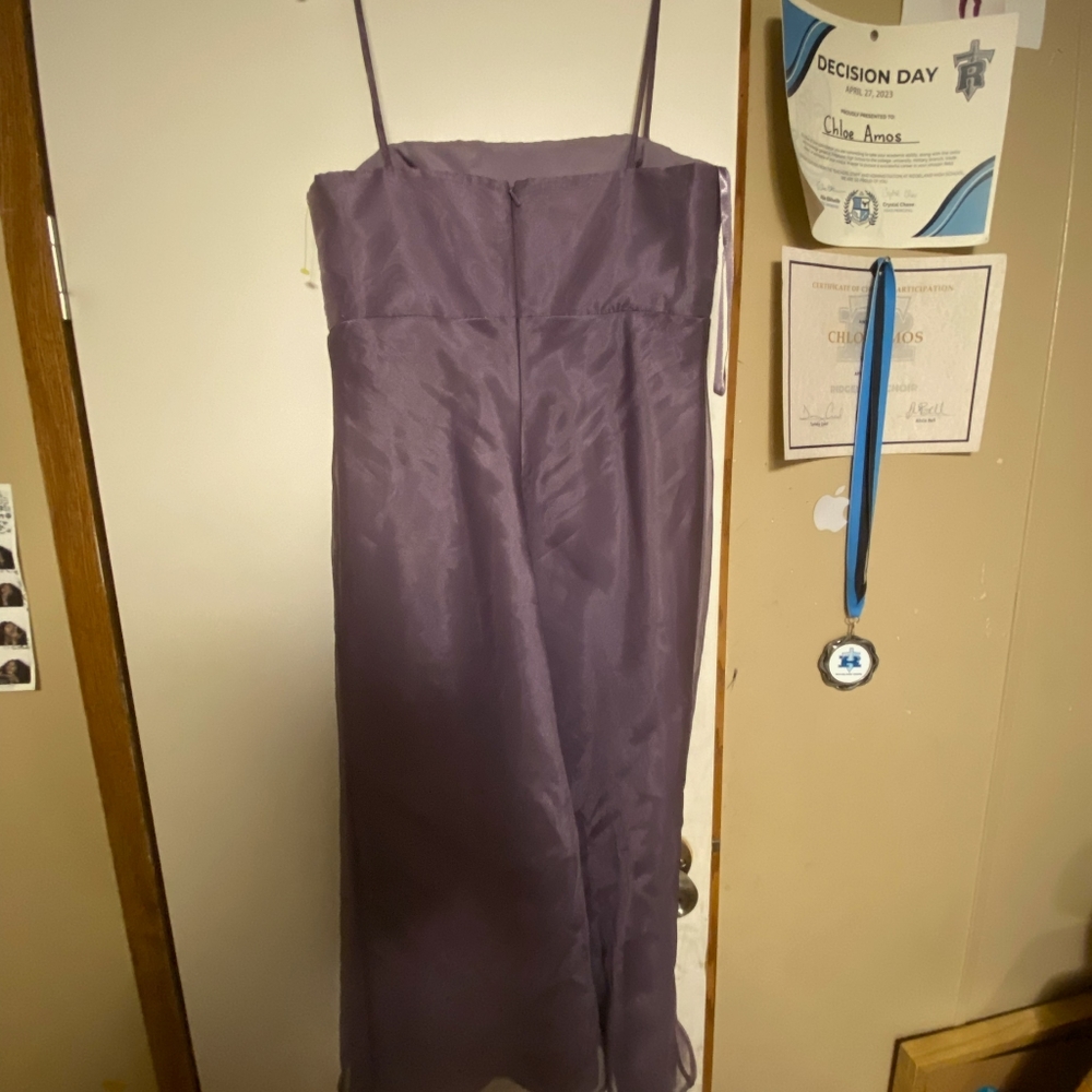 Michelangelo dress, size 8 lavender in color worn once. - Picture 3 of 3